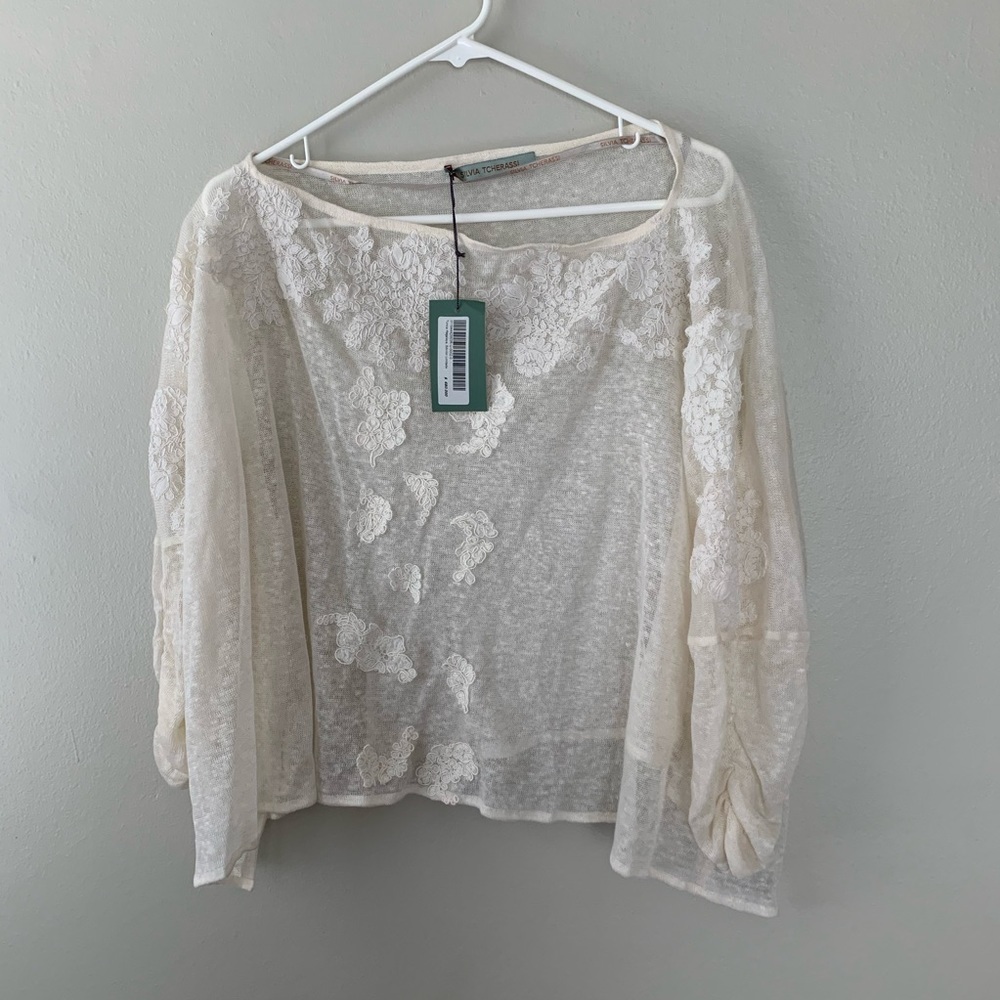 NWT Silvia Tcherassi lace top